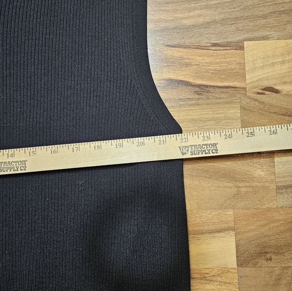 Eddie Bauer Sweater Vest Men’s Size XL Tall Black V-Neck Italian Merino Wool - Picture 5 of 8